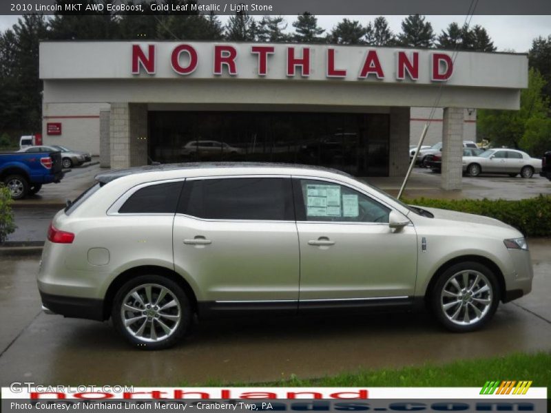 Gold Leaf Metallic / Light Stone 2010 Lincoln MKT AWD EcoBoost