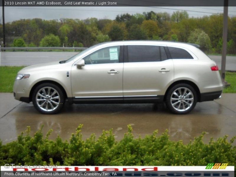 Gold Leaf Metallic / Light Stone 2010 Lincoln MKT AWD EcoBoost