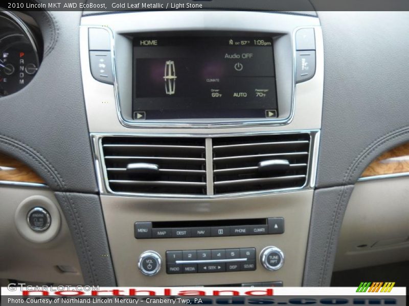 Gold Leaf Metallic / Light Stone 2010 Lincoln MKT AWD EcoBoost