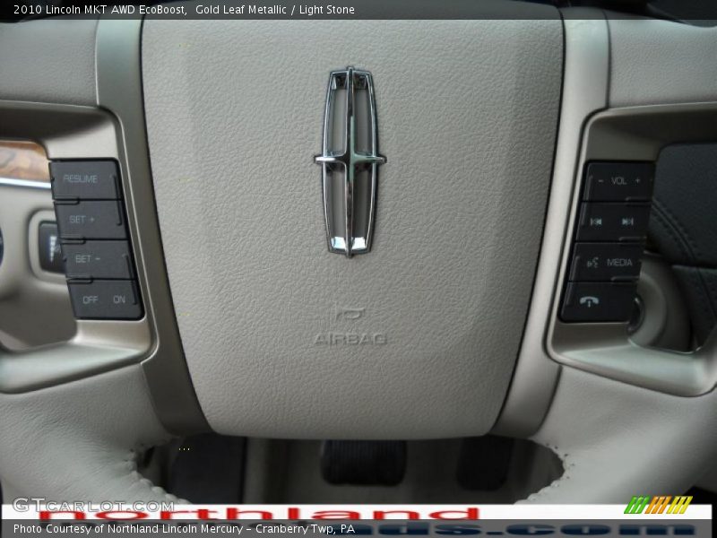 Gold Leaf Metallic / Light Stone 2010 Lincoln MKT AWD EcoBoost