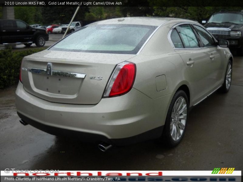 Gold Leaf Metallic / Light Camel/Olive Ash 2010 Lincoln MKS FWD