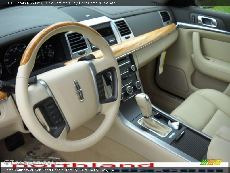 Gold Leaf Metallic / Light Camel/Olive Ash 2010 Lincoln MKS FWD