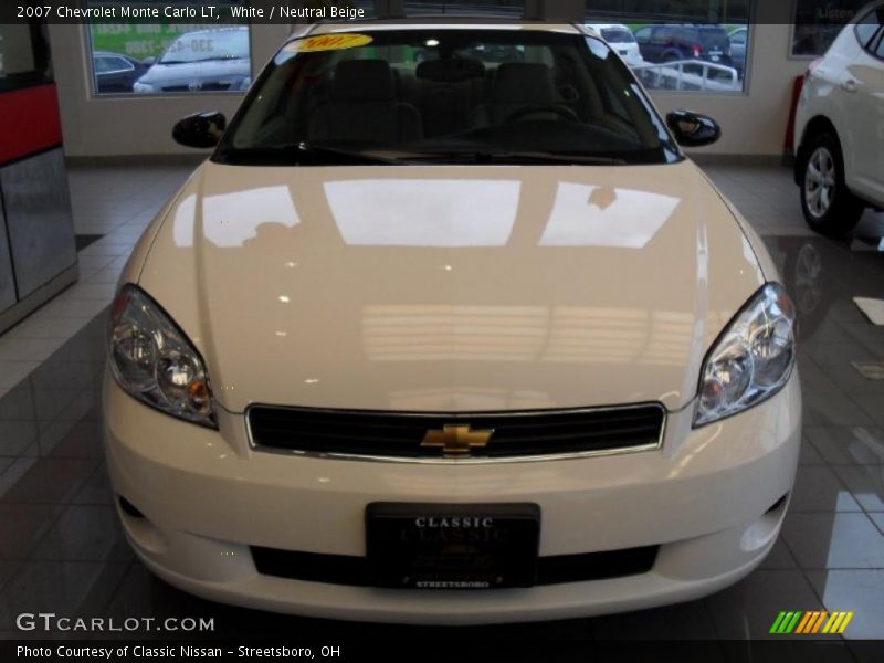 White / Neutral Beige 2007 Chevrolet Monte Carlo LT