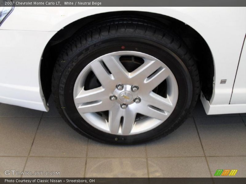 White / Neutral Beige 2007 Chevrolet Monte Carlo LT