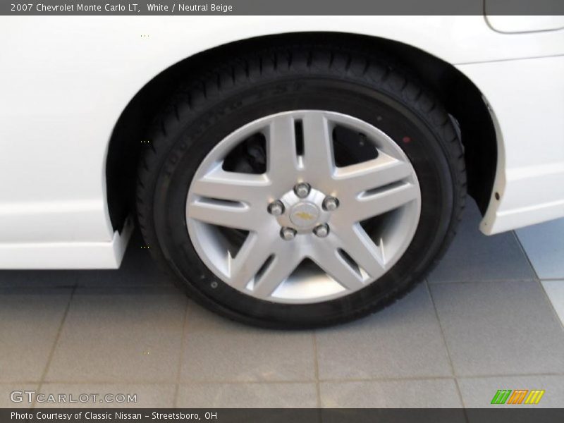 White / Neutral Beige 2007 Chevrolet Monte Carlo LT