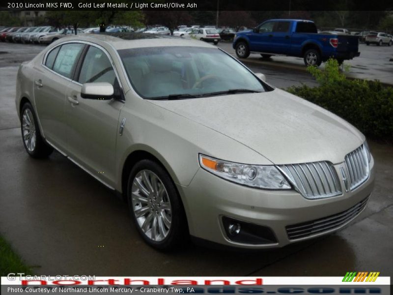 Gold Leaf Metallic / Light Camel/Olive Ash 2010 Lincoln MKS FWD