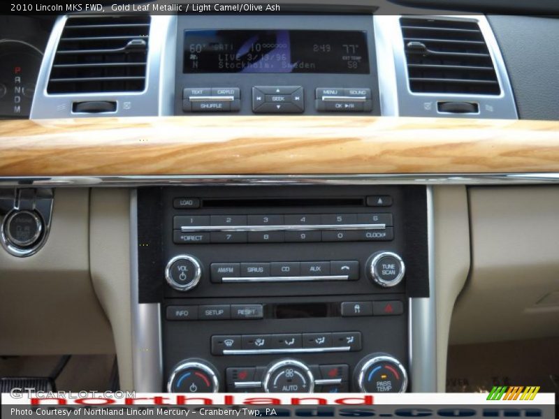 Gold Leaf Metallic / Light Camel/Olive Ash 2010 Lincoln MKS FWD