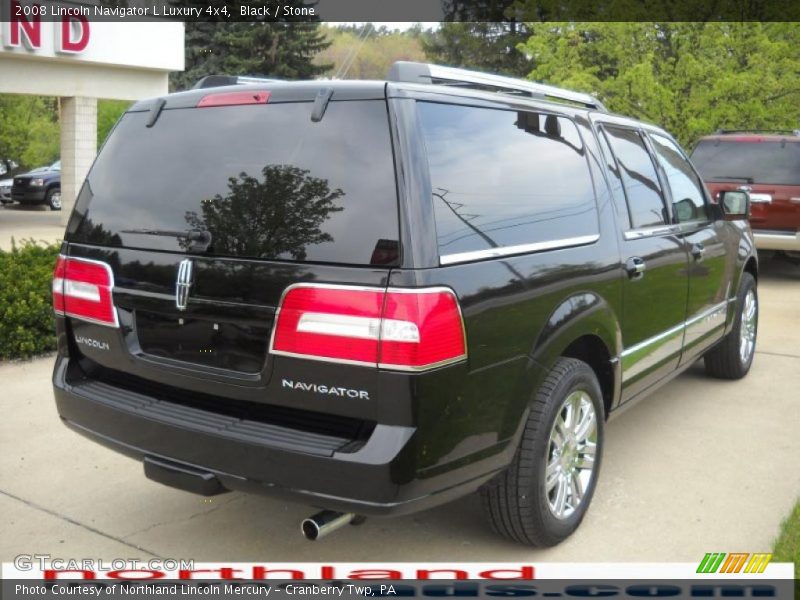 Black / Stone 2008 Lincoln Navigator L Luxury 4x4