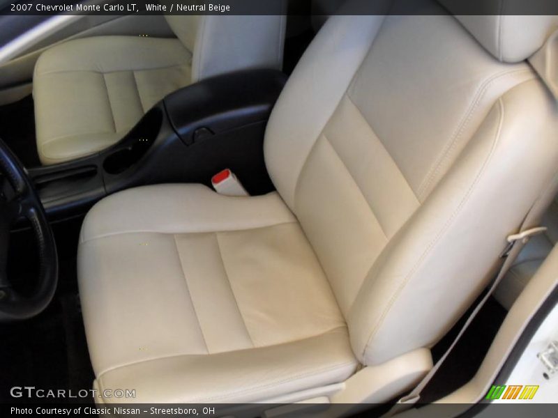 White / Neutral Beige 2007 Chevrolet Monte Carlo LT