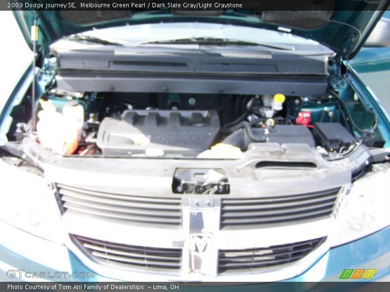 Melbourne Green Pearl / Dark Slate Gray/Light Graystone 2009 Dodge Journey SE