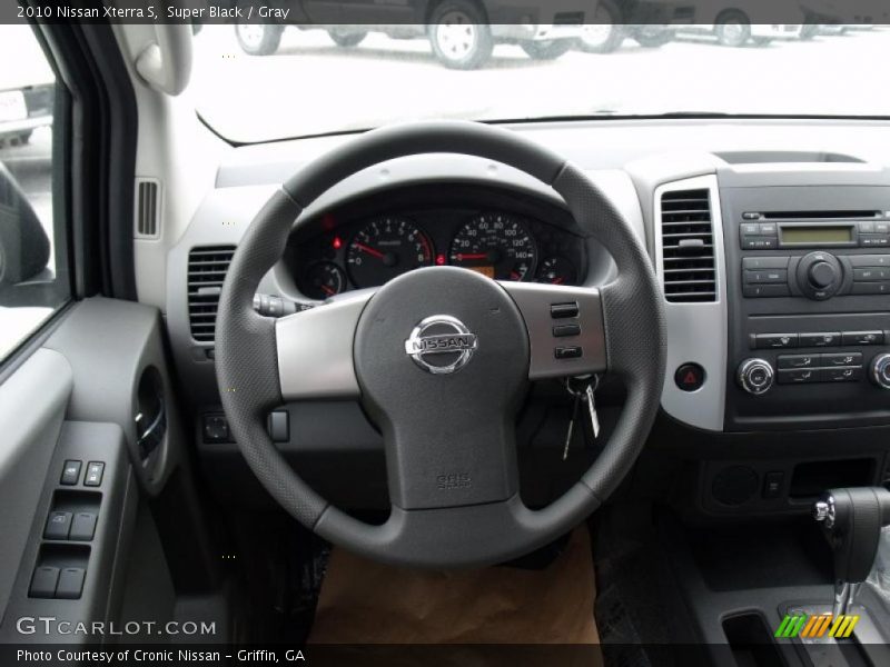 Super Black / Gray 2010 Nissan Xterra S