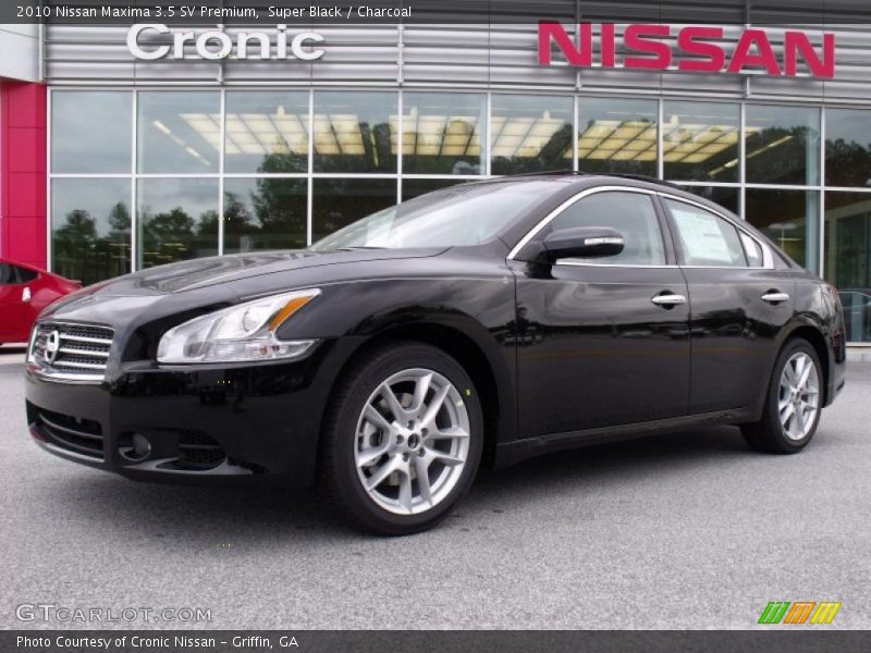 Super Black / Charcoal 2010 Nissan Maxima 3.5 SV Premium