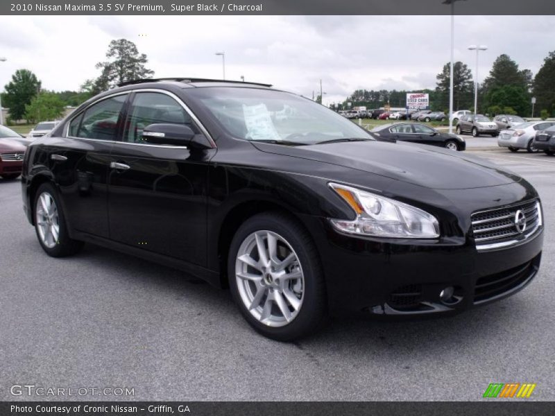 Super Black / Charcoal 2010 Nissan Maxima 3.5 SV Premium
