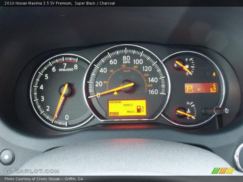 Super Black / Charcoal 2010 Nissan Maxima 3.5 SV Premium