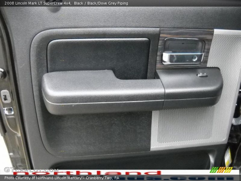 Black / Black/Dove Grey Piping 2008 Lincoln Mark LT SuperCrew 4x4