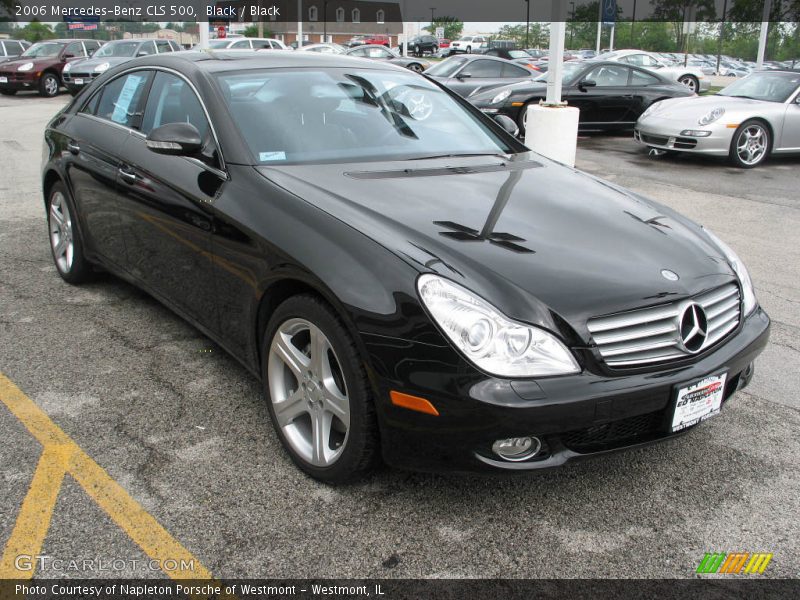 Black / Black 2006 Mercedes-Benz CLS 500