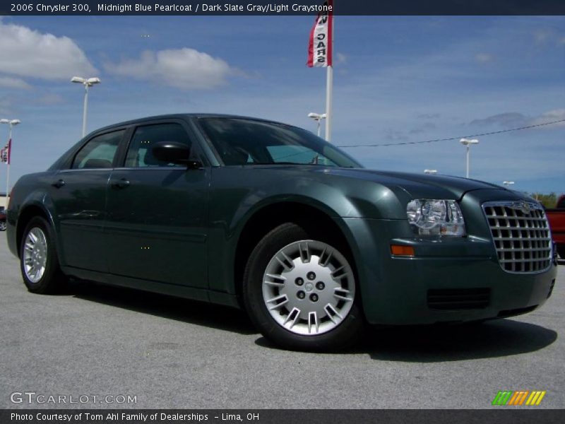 Midnight Blue Pearlcoat / Dark Slate Gray/Light Graystone 2006 Chrysler 300