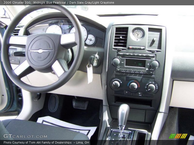 Midnight Blue Pearlcoat / Dark Slate Gray/Light Graystone 2006 Chrysler 300