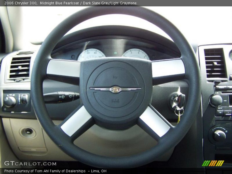Midnight Blue Pearlcoat / Dark Slate Gray/Light Graystone 2006 Chrysler 300
