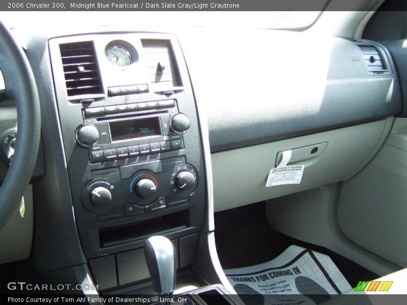 Midnight Blue Pearlcoat / Dark Slate Gray/Light Graystone 2006 Chrysler 300