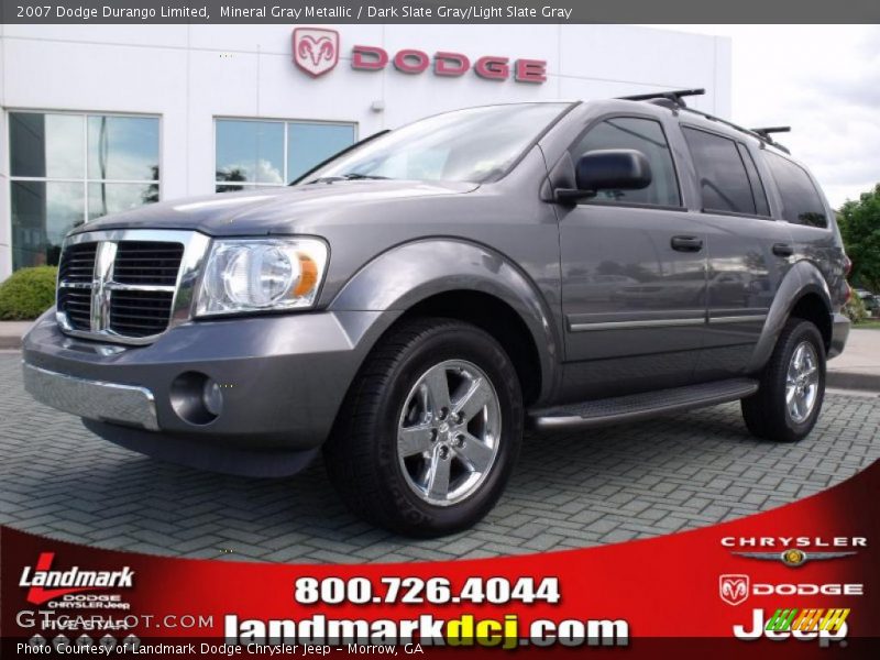 Mineral Gray Metallic / Dark Slate Gray/Light Slate Gray 2007 Dodge Durango Limited