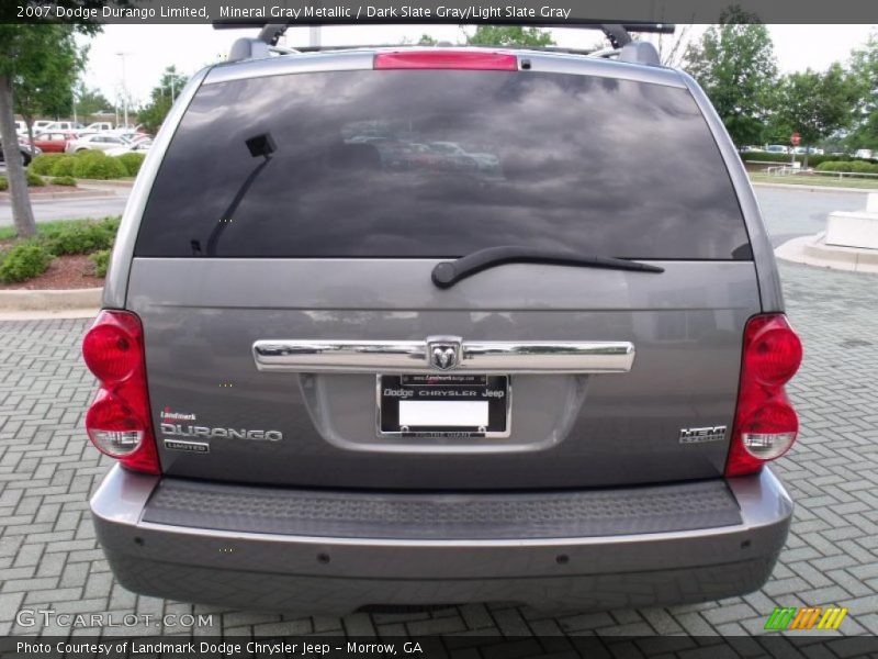 Mineral Gray Metallic / Dark Slate Gray/Light Slate Gray 2007 Dodge Durango Limited