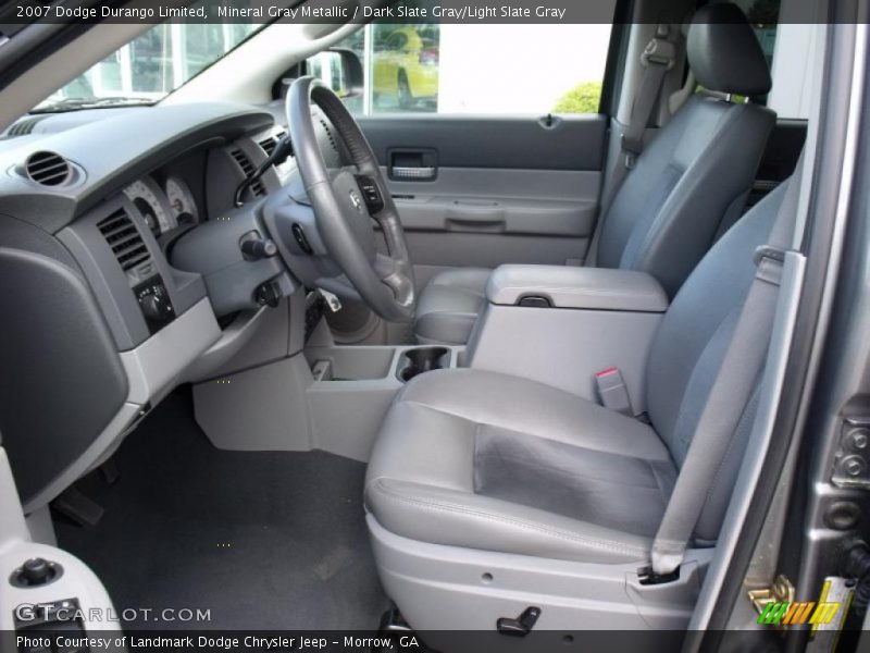 Mineral Gray Metallic / Dark Slate Gray/Light Slate Gray 2007 Dodge Durango Limited