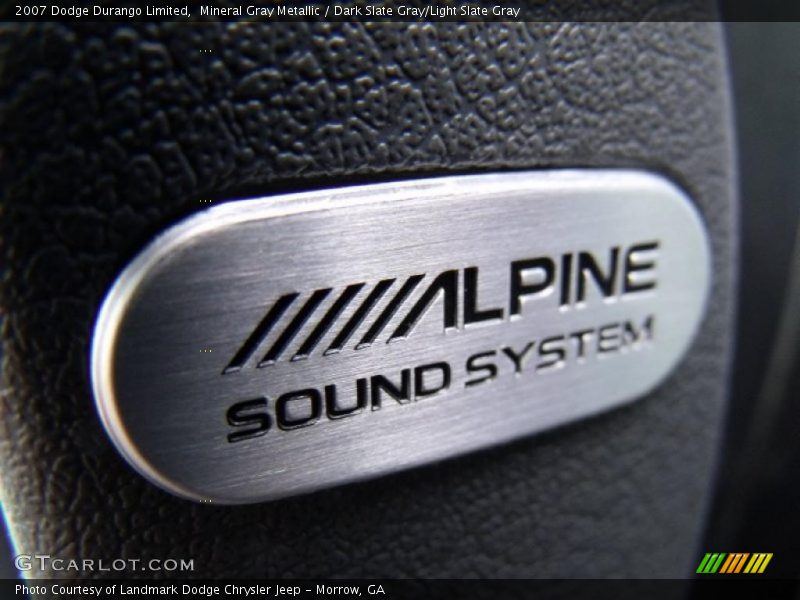 Mineral Gray Metallic / Dark Slate Gray/Light Slate Gray 2007 Dodge Durango Limited