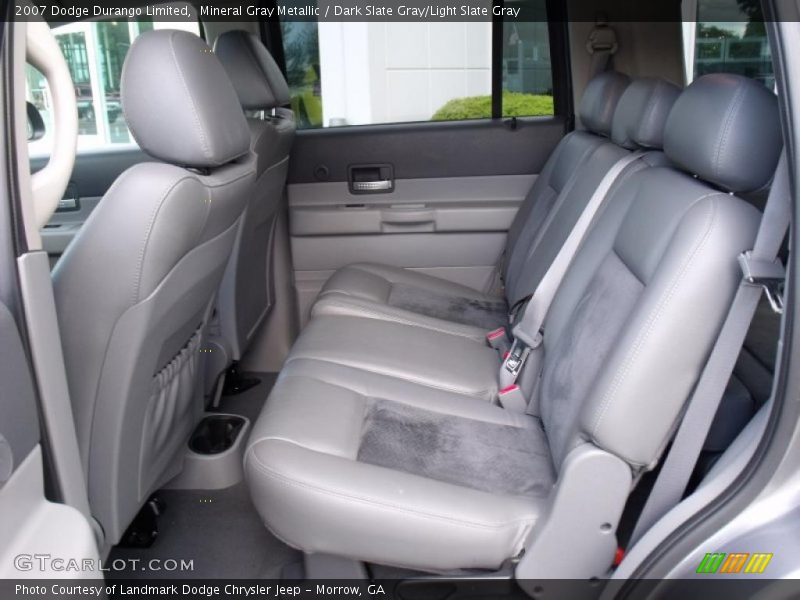 Mineral Gray Metallic / Dark Slate Gray/Light Slate Gray 2007 Dodge Durango Limited