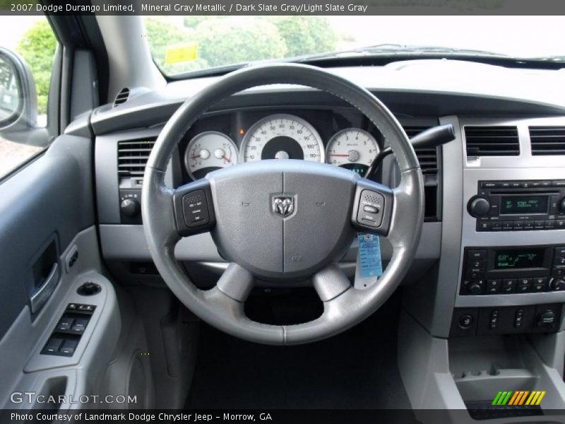 Mineral Gray Metallic / Dark Slate Gray/Light Slate Gray 2007 Dodge Durango Limited