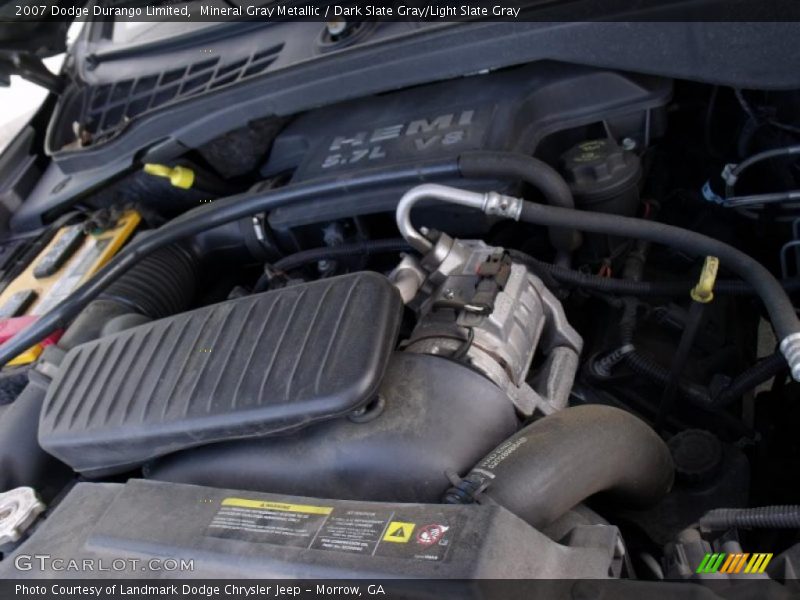 Mineral Gray Metallic / Dark Slate Gray/Light Slate Gray 2007 Dodge Durango Limited