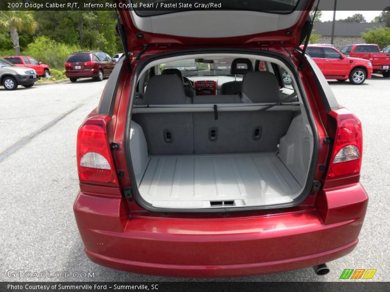 Inferno Red Crystal Pearl / Pastel Slate Gray/Red 2007 Dodge Caliber R/T