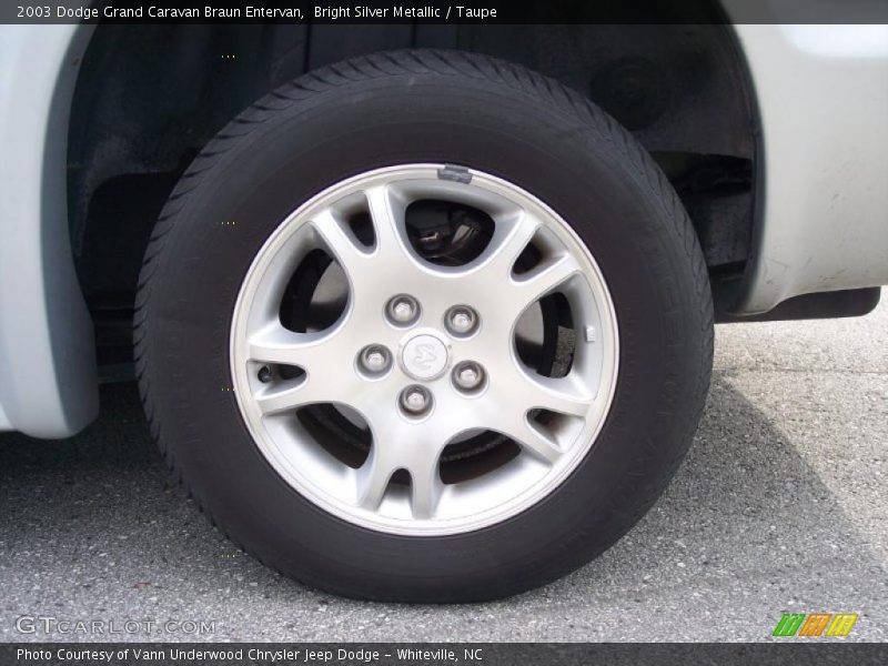 Bright Silver Metallic / Taupe 2003 Dodge Grand Caravan Braun Entervan