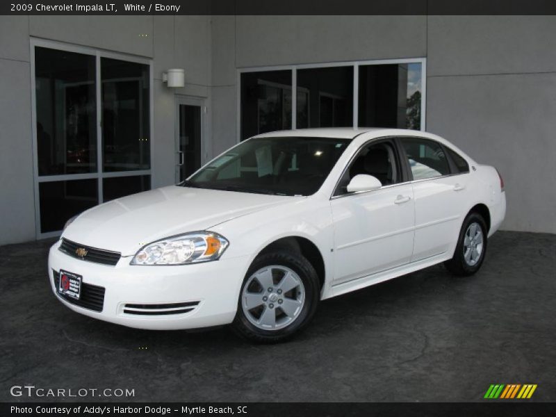 White / Ebony 2009 Chevrolet Impala LT