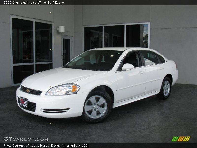 White / Ebony 2009 Chevrolet Impala LT