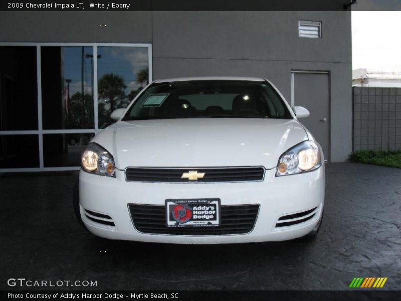 White / Ebony 2009 Chevrolet Impala LT