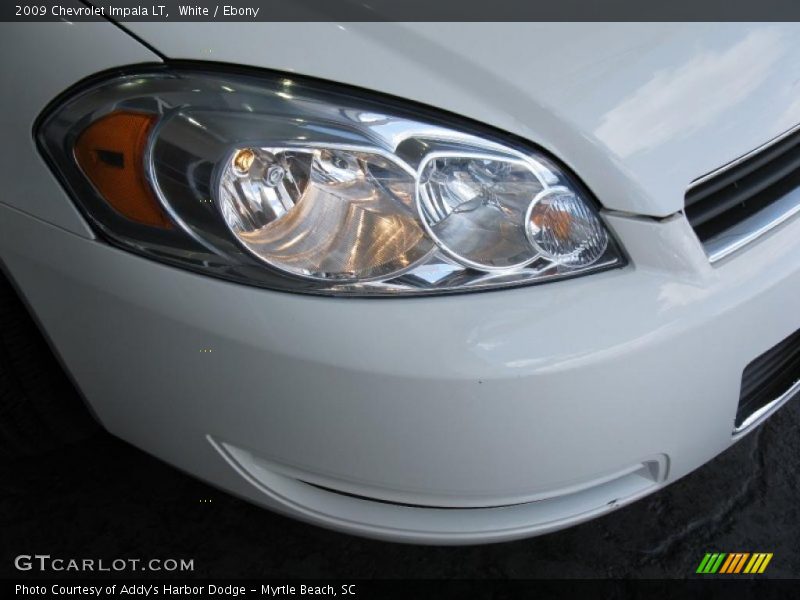 White / Ebony 2009 Chevrolet Impala LT