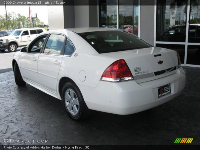 White / Ebony 2009 Chevrolet Impala LT
