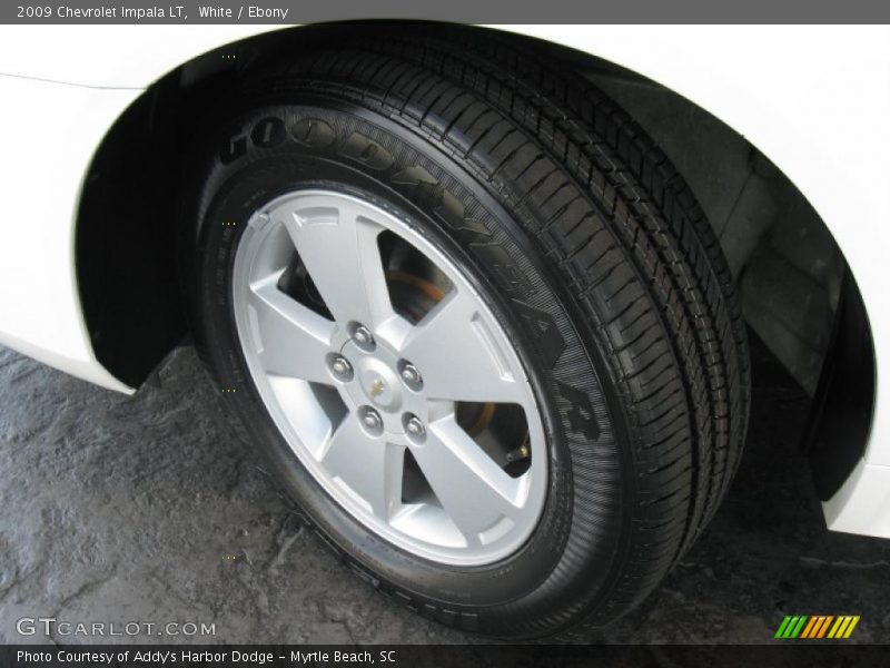 White / Ebony 2009 Chevrolet Impala LT