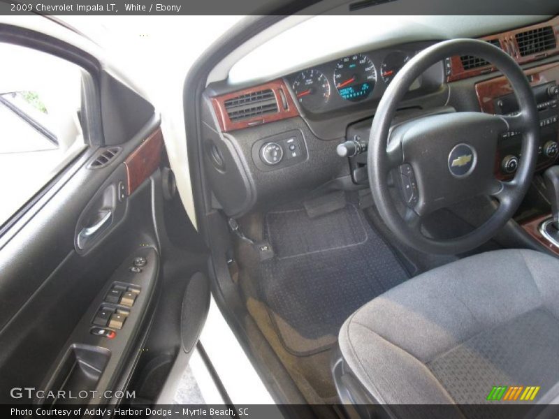 White / Ebony 2009 Chevrolet Impala LT