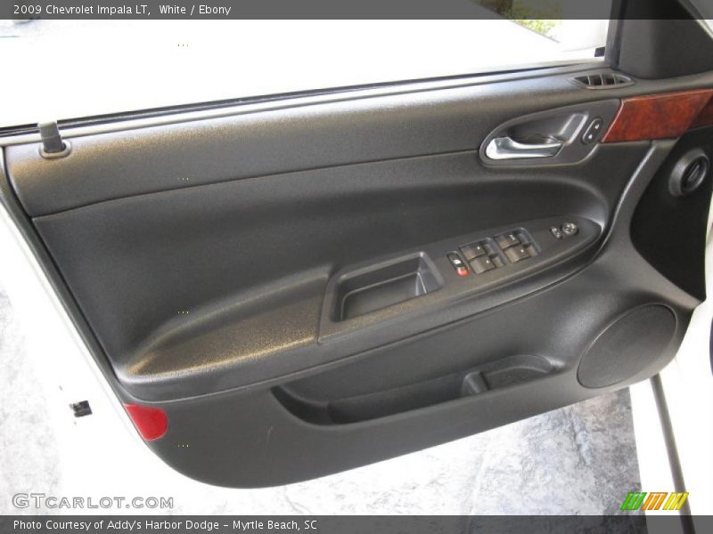 White / Ebony 2009 Chevrolet Impala LT