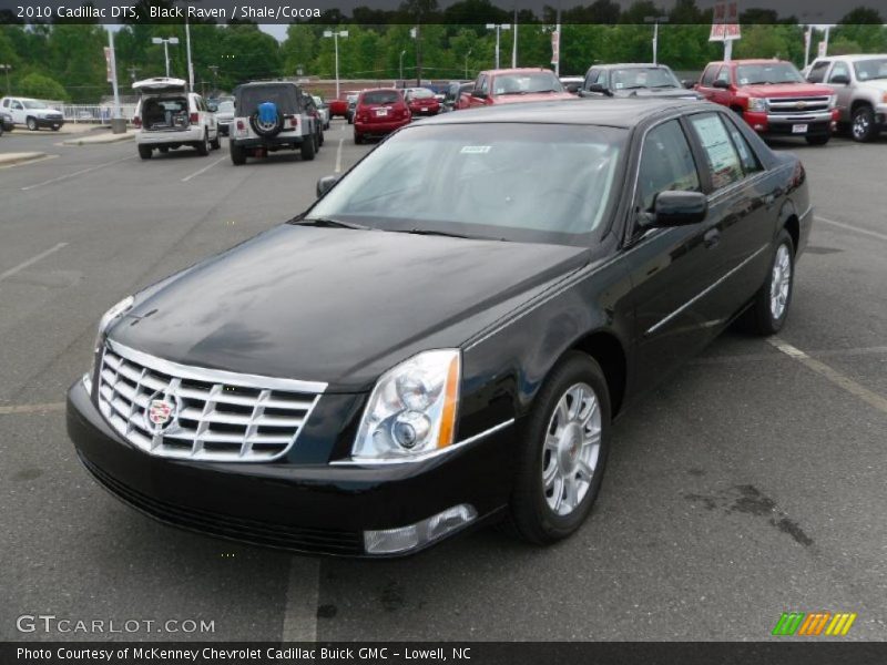 Black Raven / Shale/Cocoa 2010 Cadillac DTS