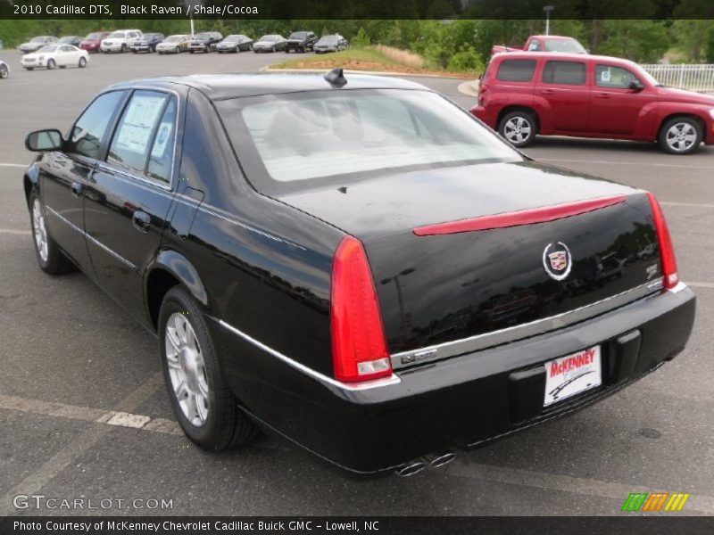 Black Raven / Shale/Cocoa 2010 Cadillac DTS