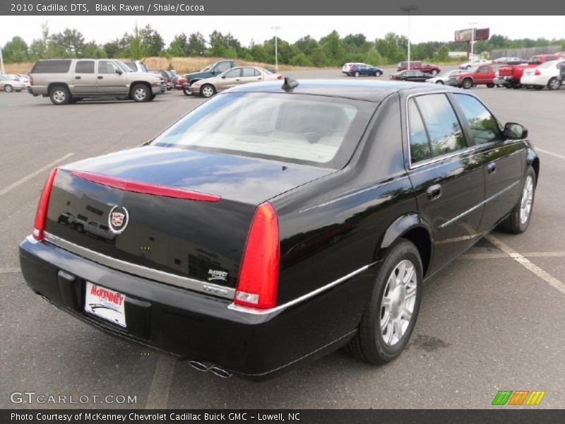 Black Raven / Shale/Cocoa 2010 Cadillac DTS