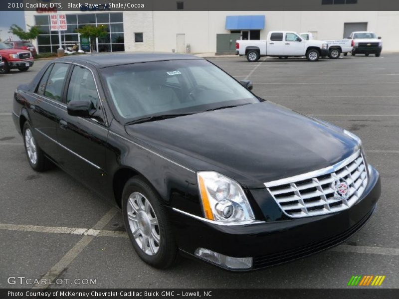 Black Raven / Shale/Cocoa 2010 Cadillac DTS