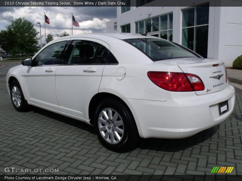 Stone White / Dark Slate Gray 2010 Chrysler Sebring Touring Sedan