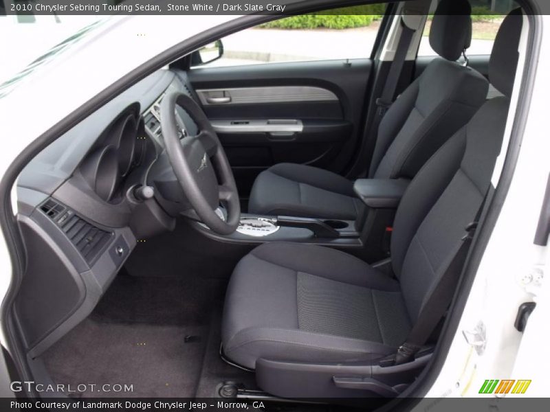 Stone White / Dark Slate Gray 2010 Chrysler Sebring Touring Sedan