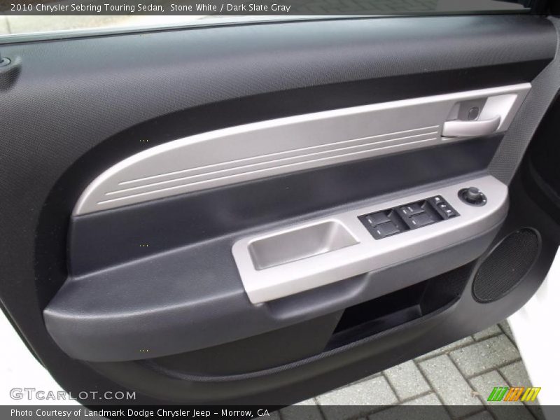 Stone White / Dark Slate Gray 2010 Chrysler Sebring Touring Sedan