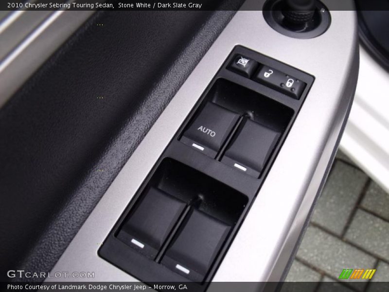 Stone White / Dark Slate Gray 2010 Chrysler Sebring Touring Sedan