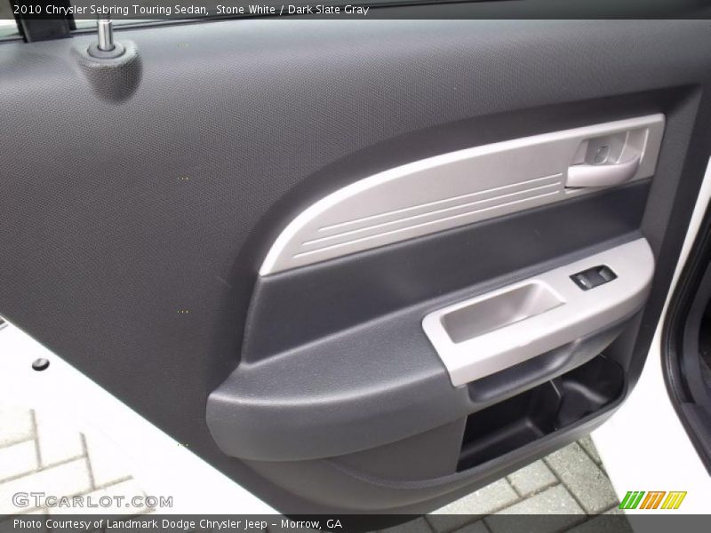 Stone White / Dark Slate Gray 2010 Chrysler Sebring Touring Sedan